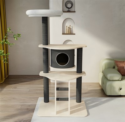 Котешко дърво с голяма топ платформа